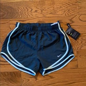 Dark Green Nike Running Shorts